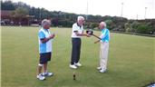 Retired Police match result and trophy presentation